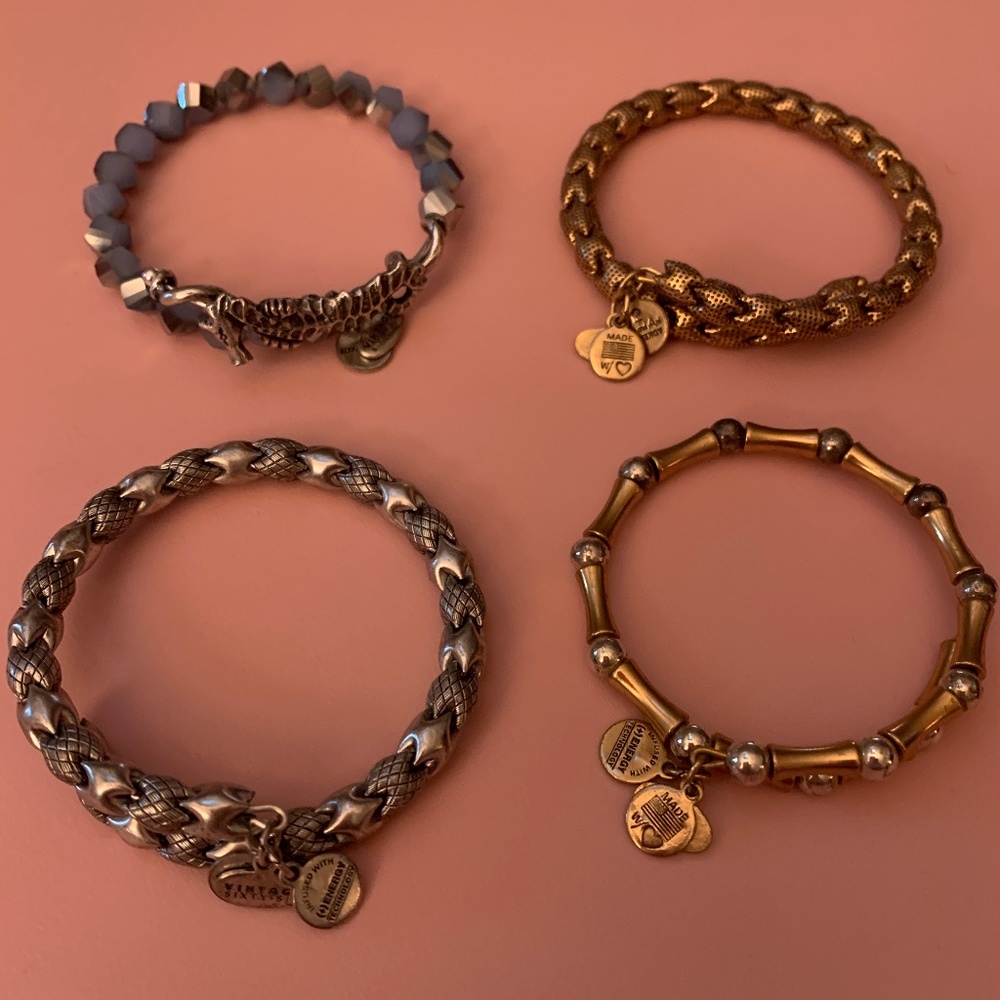 4alex and Ani wrap bracelets